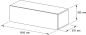 Preview: Spiegel mit Sideboard und Lichteffekt