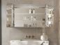 Preview: Badezimmerspiegelschrank aus Aluminium Joetem