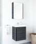 Preview: Spiegelschrank 50 cm (Antrazit)