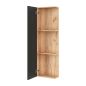 Preview: Badmöbelset LUX 120 cm mit Aufsatzwaschbecken und 2x Seitenschrank