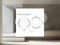 Preview: Runder LED-Spiegel SKYLINE mit LED Beleuchtung