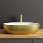 Preview: Aufsatzwaschbecken 60 cm gold