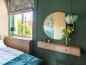 Preview: Wandspiegel mit Aluminiumrahmen Gold Detail