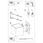 Preview: Wandleuchte QUAD Beton