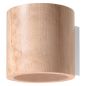 Preview: Wandleuchte ORBIS Naturholz