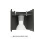 Preview: Wandleuchte QUAD MAXI schwarz