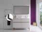 Preview: Badspiegel mit ALU-Rahmen - BLACK