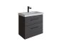 Preview: Waschtischunterschrank 63 cm (Anthrazit)