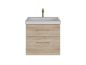 Preview: Waschtischunterschrank 63cm (Sonoma Eiche)