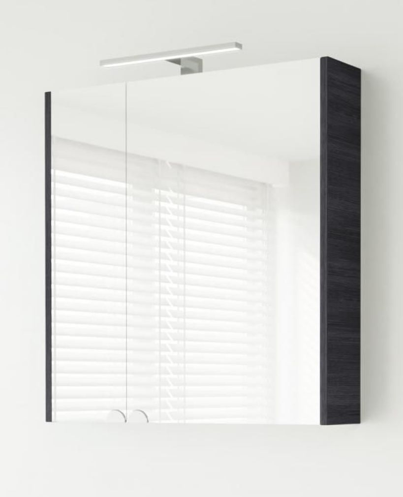 Spiegelschrank mit LED 64cm (Anthrazit)