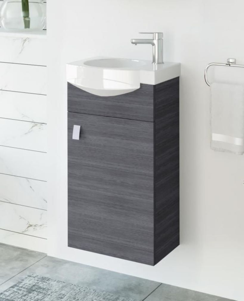 Waschtischunterschrank 40cm (Anthrazit)
