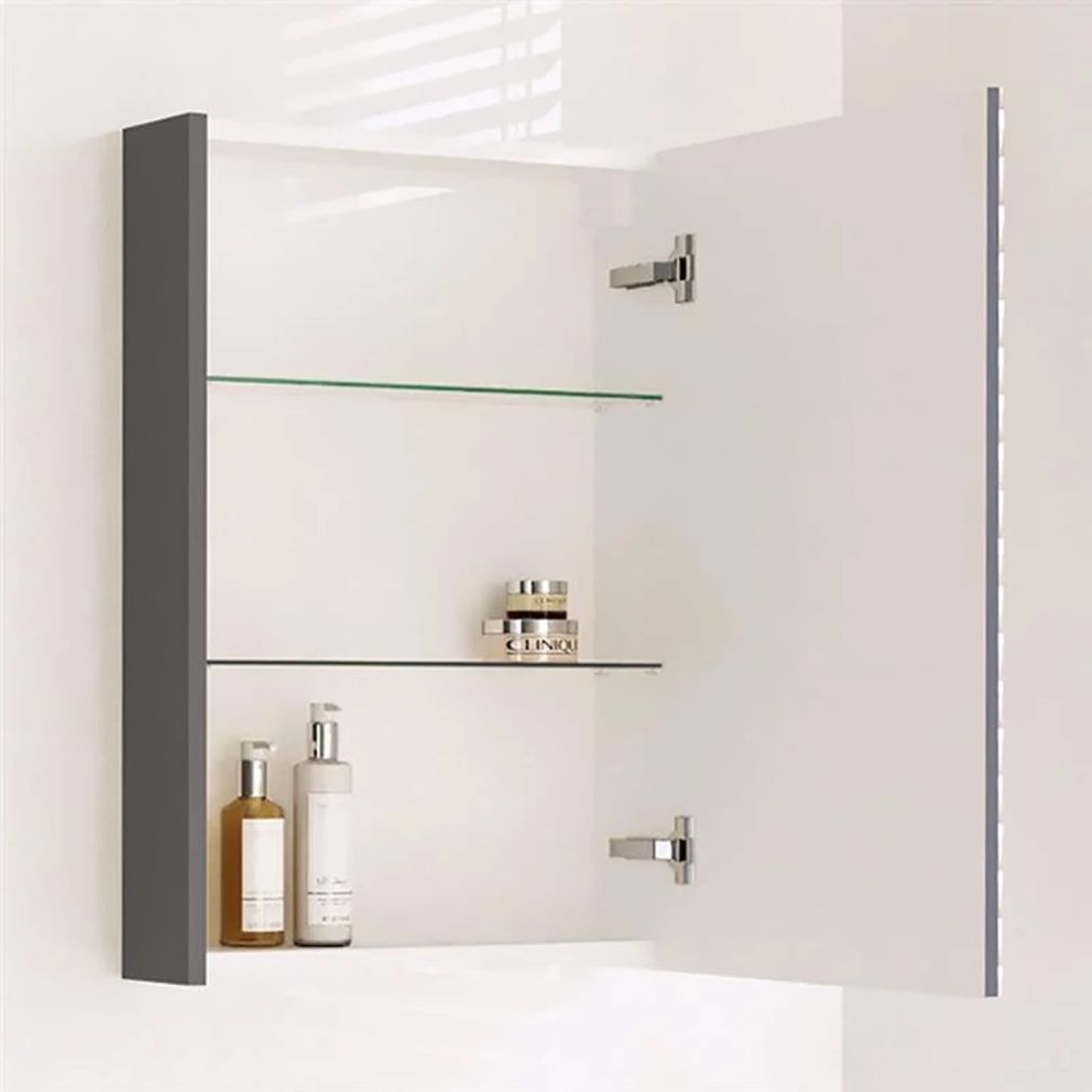 Spiegelschrank 40cm (Grau matt)