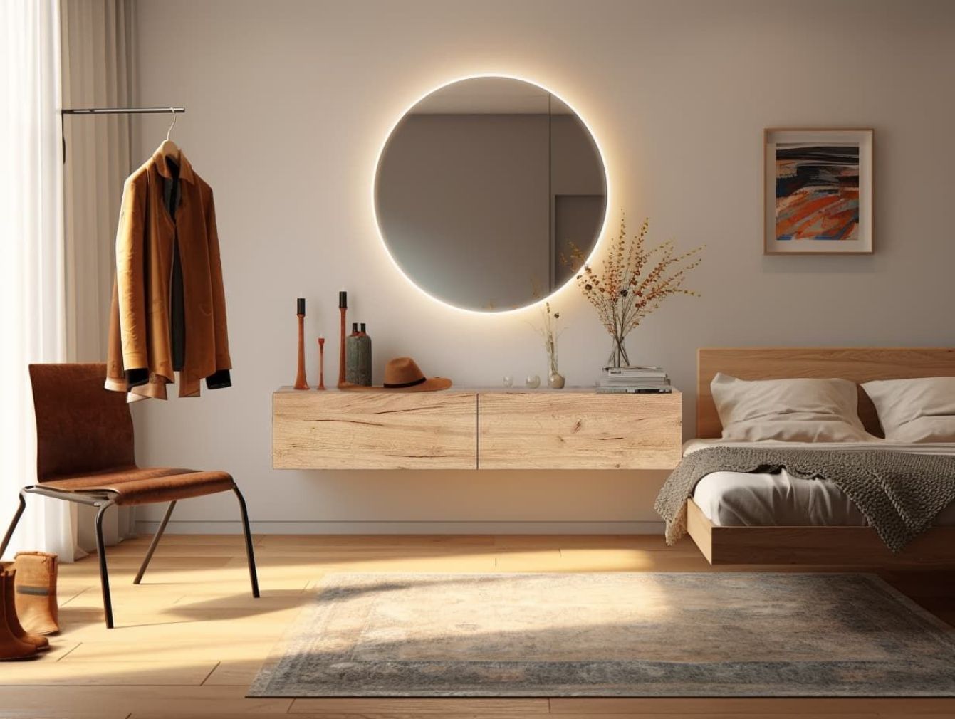 Spiegel Sideboard - eiche