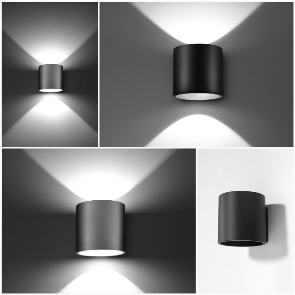 Wandleuchte ORBIS 1 schwarz