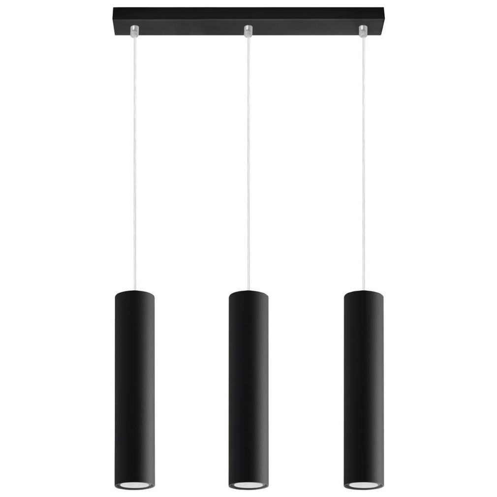 Hängeleuchte LAGOS 3L schwarz
