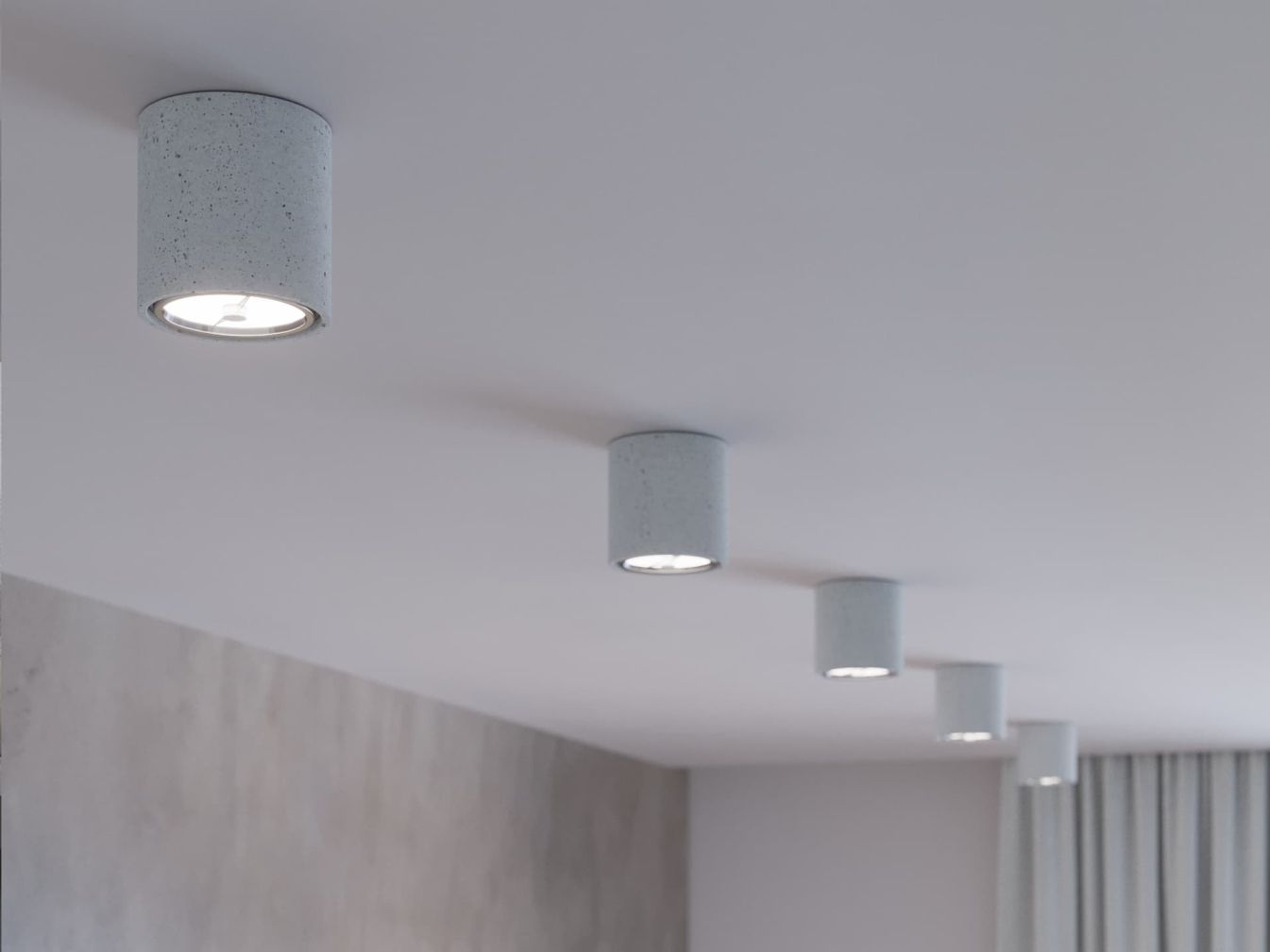 Deckenleuchte CULLO Beton