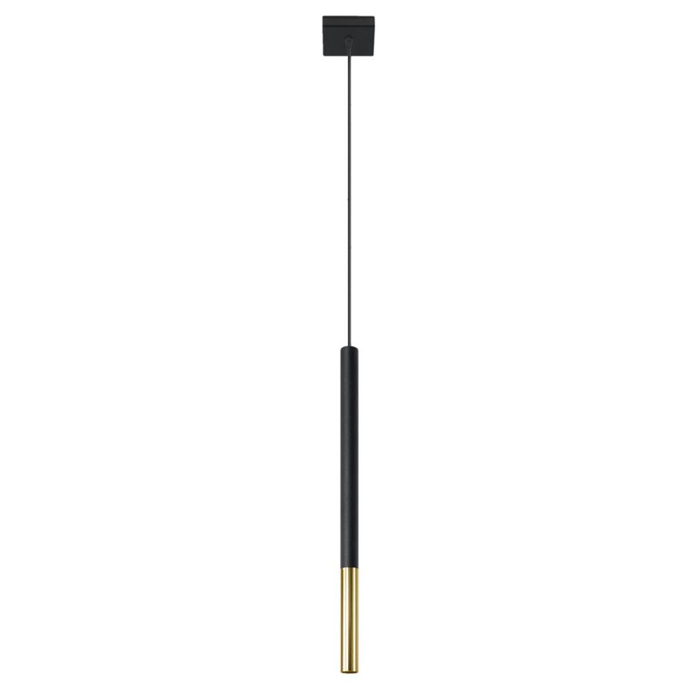 Hängeleuchte MOZAICA 1 schwarz/gold