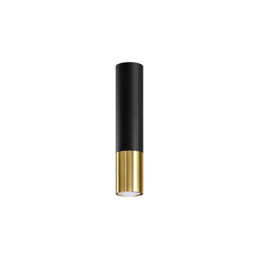 Deckenleuchte LOOPEZ schwarz/gold