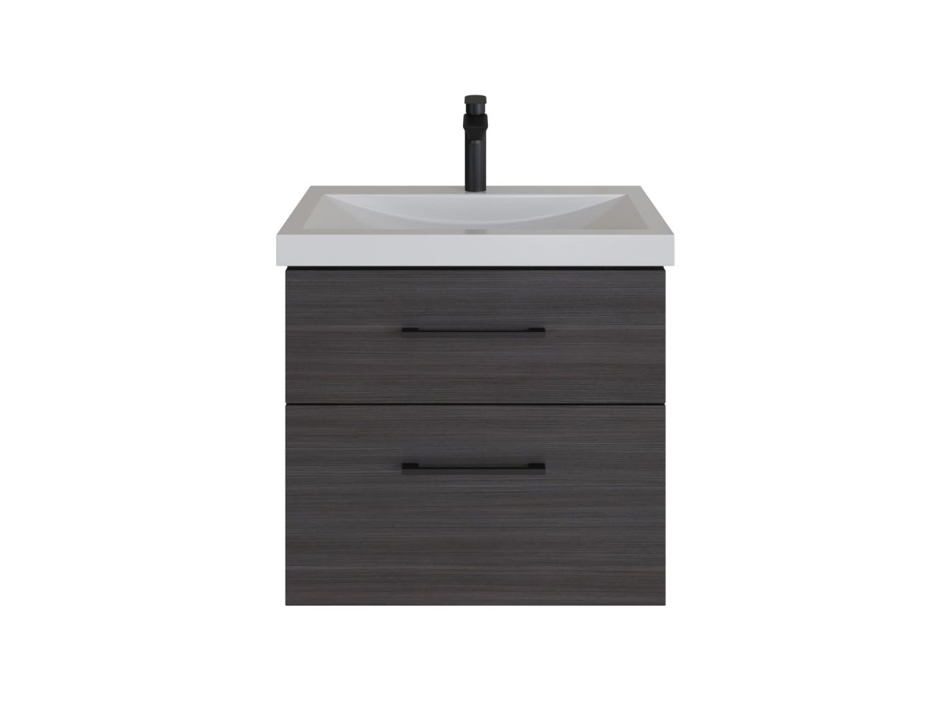 Waschtischunterschrank 63 cm (Anthrazit)