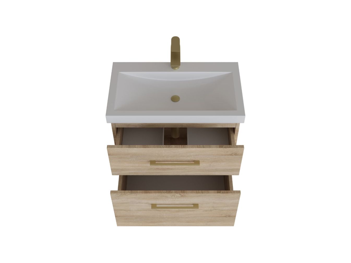 Waschtischunterschrank 63 cm (Sonoma Eiche)