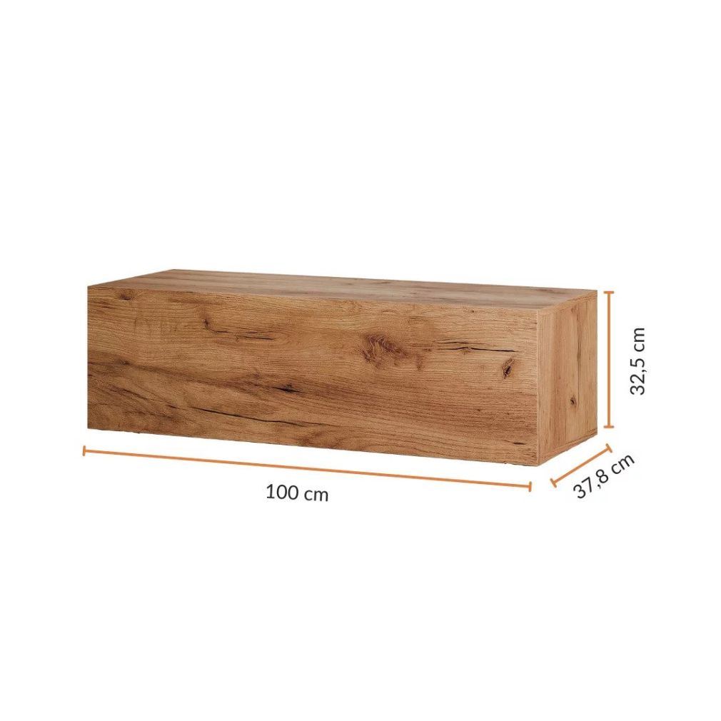 Hängeschrank 100 cm Gold Eiche