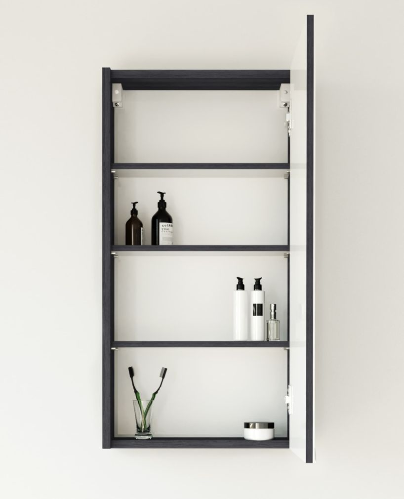 Spiegelschrank 40 cm (Antrazit)