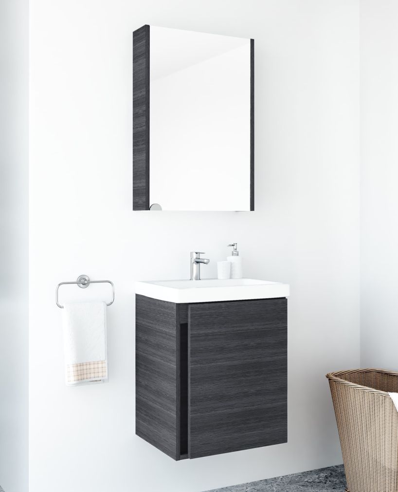 Spiegelschrank 50 cm (Antrazit)
