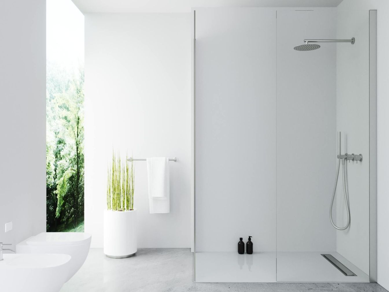 Duschwand - Dusche - 10 mm ESG Glas - Klarglas