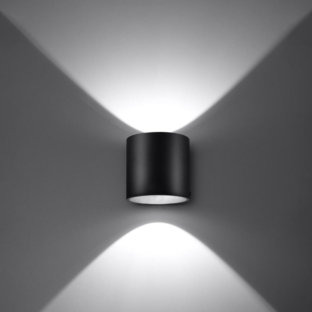 Wandleuchte ORBIS 1 schwarz
