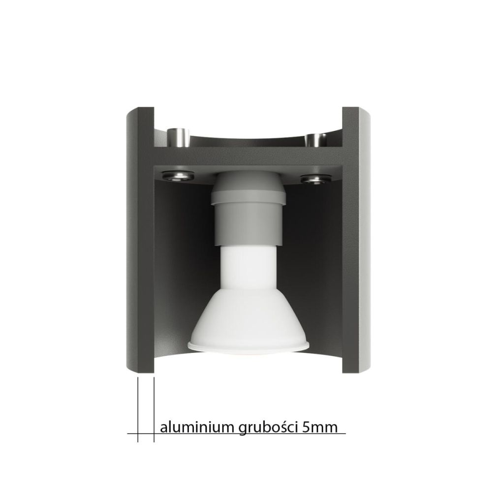 Wandleuchte ORBIS 1 schwarz
