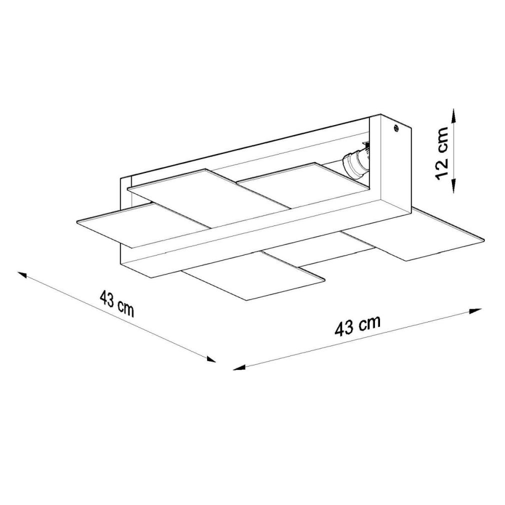 Deckenleuchte FENIKS 2 Wenge