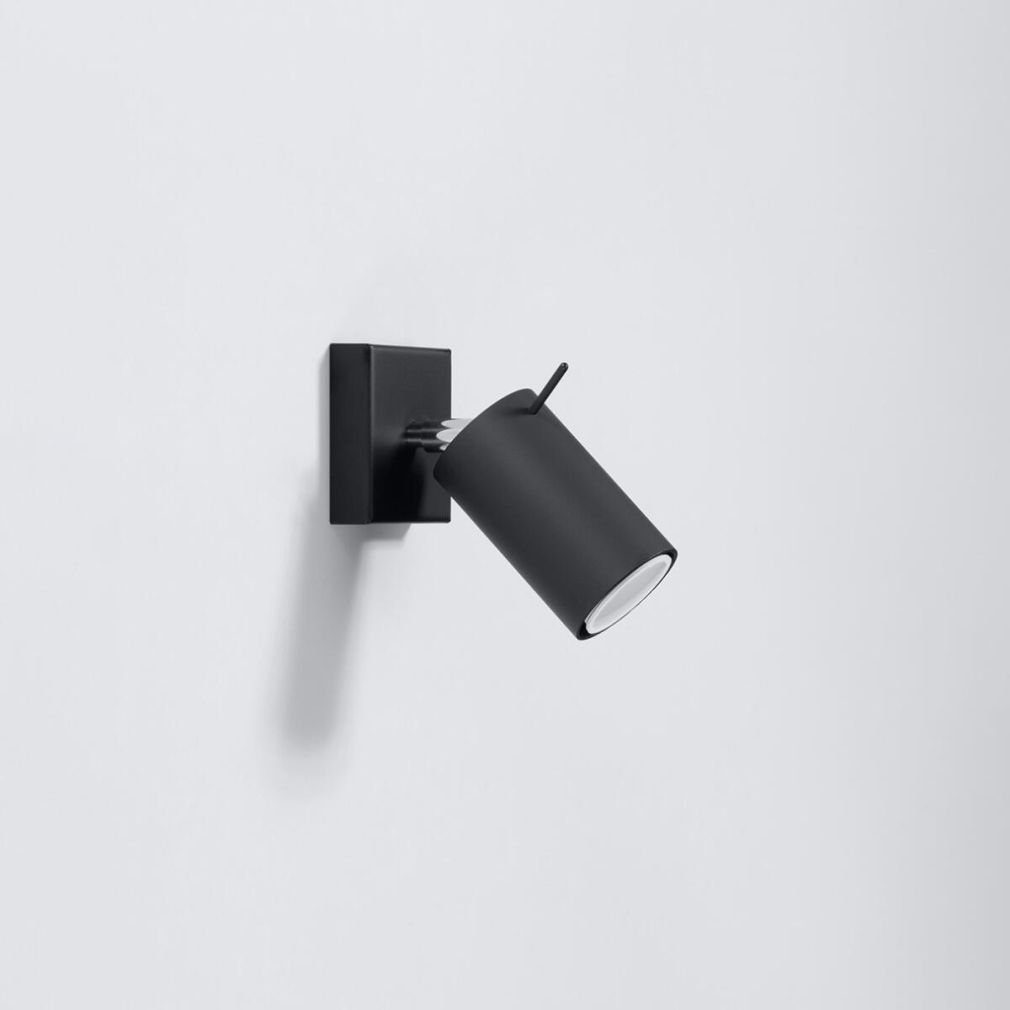 Wandleuchte RING schwarz