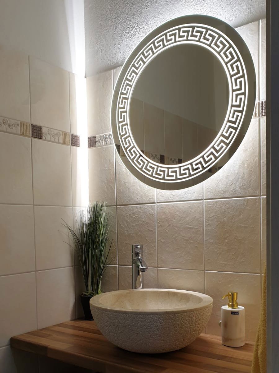 Badspiegel Versace mit LED - Beleuchtung